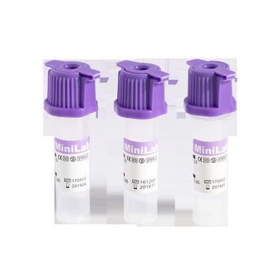 Metropolitana medica 8x45mm della raccolta del sangue di K2EDTA micro 0,25 0.5ml