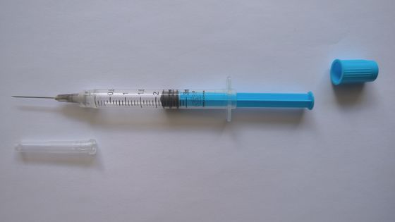 siringhe eliminabili ed aghi Luer della serratura medica di 3ml per la raccolta del sangue
