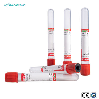 Tubi normali rossi del sangue dei tubi eliminabili della raccolta