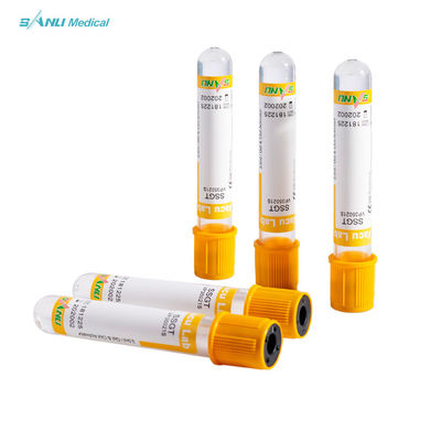 ISO monouso per tubi per la raccolta del sangue con attivatore di coaguli in PET approvato con gel