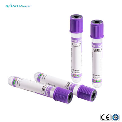 Metropolitana di vetro degli ED della cima della lavanda dei tubi 5ml della raccolta del sangue ISO9001