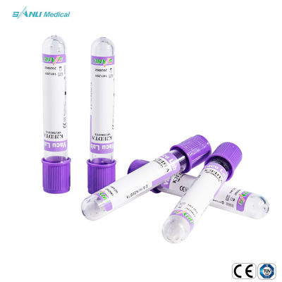 metropolitana sterile dell'intero sangue degli ED 6ml di 100pcs Tray Lavender Top Blood Tube