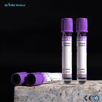 metropolitana sterile dell'intero sangue degli ED 6ml di 100pcs Tray Lavender Top Blood Tube