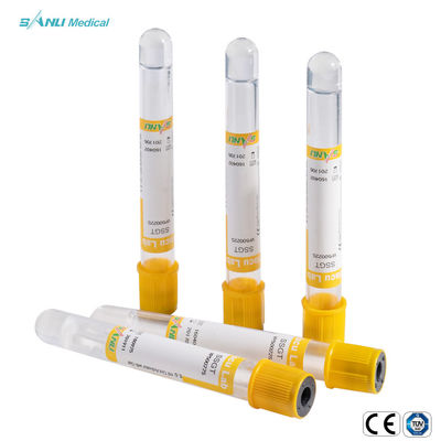 Raccolta eliminabile del sangue dell'attivatore del grumo dell'ANIMALE DOMESTICO con il gel 13x100mm