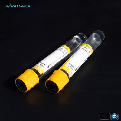 I tubi eliminabili della raccolta del sangue di vuoto dell'ANIMALE DOMESTICO si coagulano attivatore con il gel 16x100mm