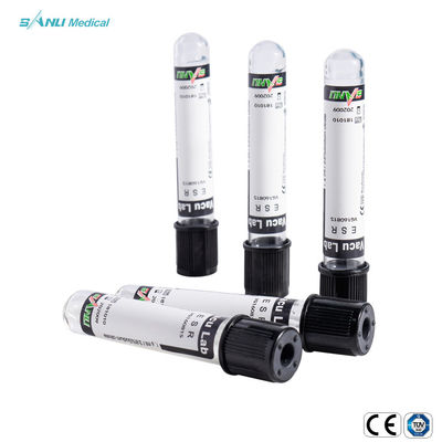 tubi esr della raccolta del sangue di vuoto di 13x75mm con il citrato di sodio 0.129mol/L