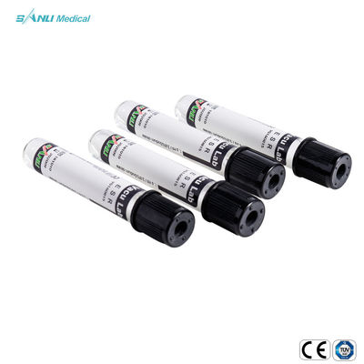 tubi esr della raccolta del sangue di vuoto di 13x75mm con il citrato di sodio 0.129mol/L