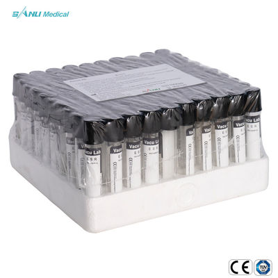 tubi esr della raccolta del sangue di vuoto di 13x75mm con il citrato di sodio 0.129mol/L