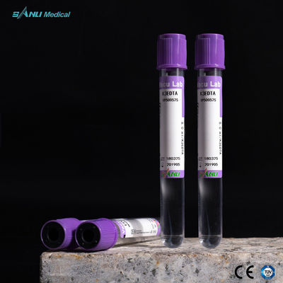additivo di plastica 13x75mm degli ED K3 dei tubi della raccolta del sangue 5ml