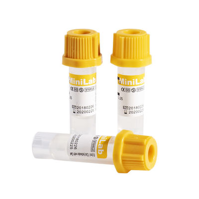 Tubi capillari di plastica sterili 0.5ml per la raccolta del sangue monouso