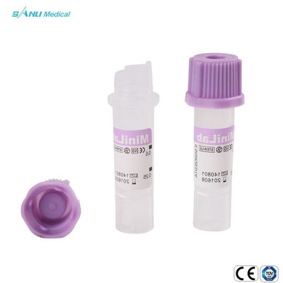 Tubi capillari di plastica sterili 0.5ml per la raccolta del sangue monouso