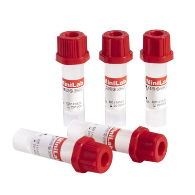 Tubi capillari di plastica sterili 0.5ml per la raccolta del sangue monouso