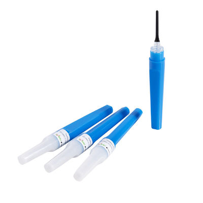 Ago eliminabile blu multiplo della raccolta del sangue dell'ago 23G di ritorno di fiamma