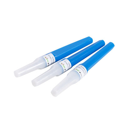 Ago eliminabile blu multiplo della raccolta del sangue dell'ago 23G di ritorno di fiamma