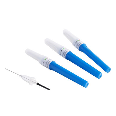 Ago eliminabile blu multiplo della raccolta del sangue dell'ago 23G di ritorno di fiamma