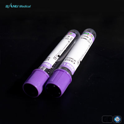 Cima di vetro della lavanda 6ml dei tubi 16x100mm della raccolta del sangue degli ED K3