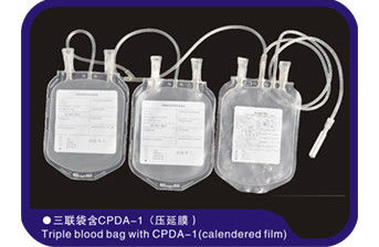 Il sangue medico della pellicola piana insacca l'OEM della borsa di trasfusione di sangue di materia plastica