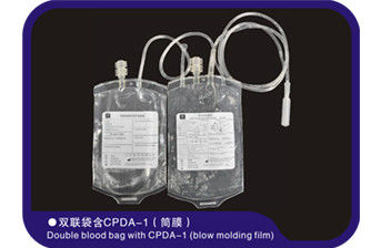 Doppio ago ultra sottile medico delle borse 16G 17G del sangue 150ml-500ml