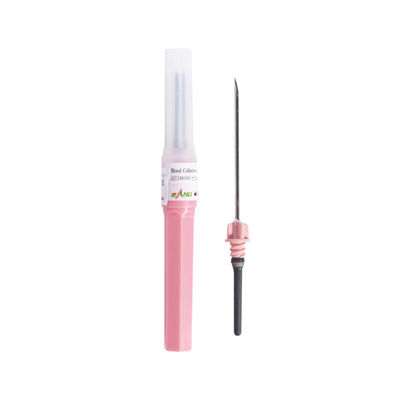 Multi campione di 18G 1.2x25mm del sangue degli aghi rosa della raccolta eliminabile