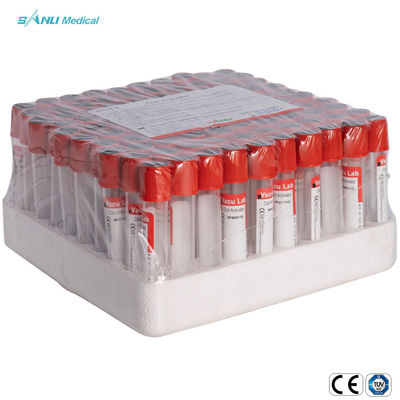 Ce rosso sterile della metropolitana dell'analisi del sangue di vuoto di 13x100mm IVD approvato con l'attivatore del grumo