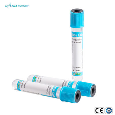 CE eliminabile 13x75mm di vuoto 10ml di coagulazione della metropolitana medica dell'analisi del sangue