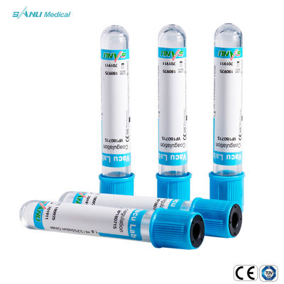 CE eliminabile 13x75mm di vuoto 10ml di coagulazione della metropolitana medica dell'analisi del sangue
