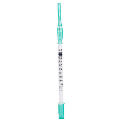 Siringa medica 3ml eliminabile 22G della raccolta del sangue arterioso di sicurezza sterile