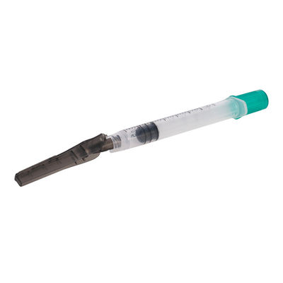 Siringa medica 3ml eliminabile 22G della raccolta del sangue arterioso di sicurezza sterile