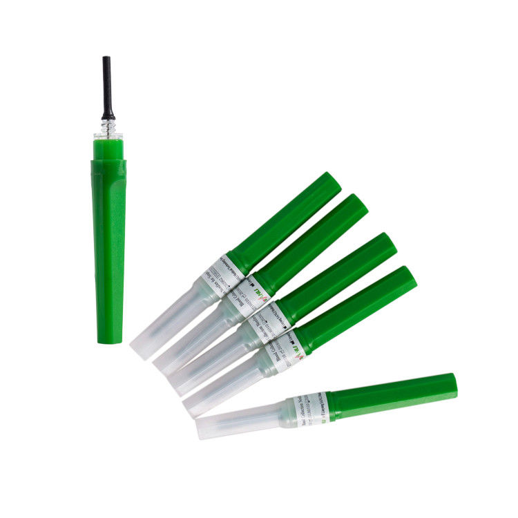 Multi colore verde a 1 pollici sterile eliminabile dell'ago 22G della raccolta del sangue del campione